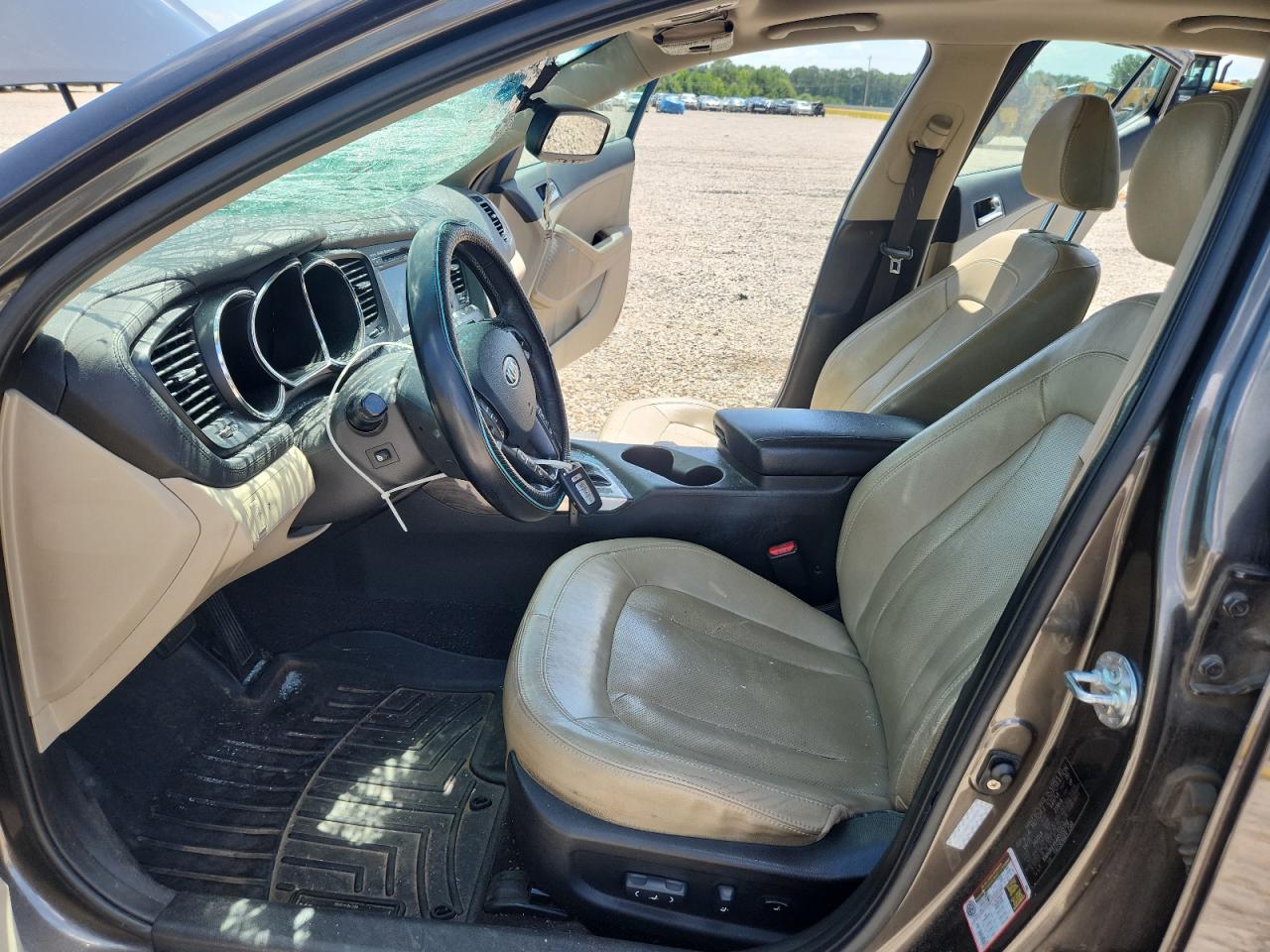 2011 Kia Optima Ex Turbo Brown vin: KNAGN4A64B5133759