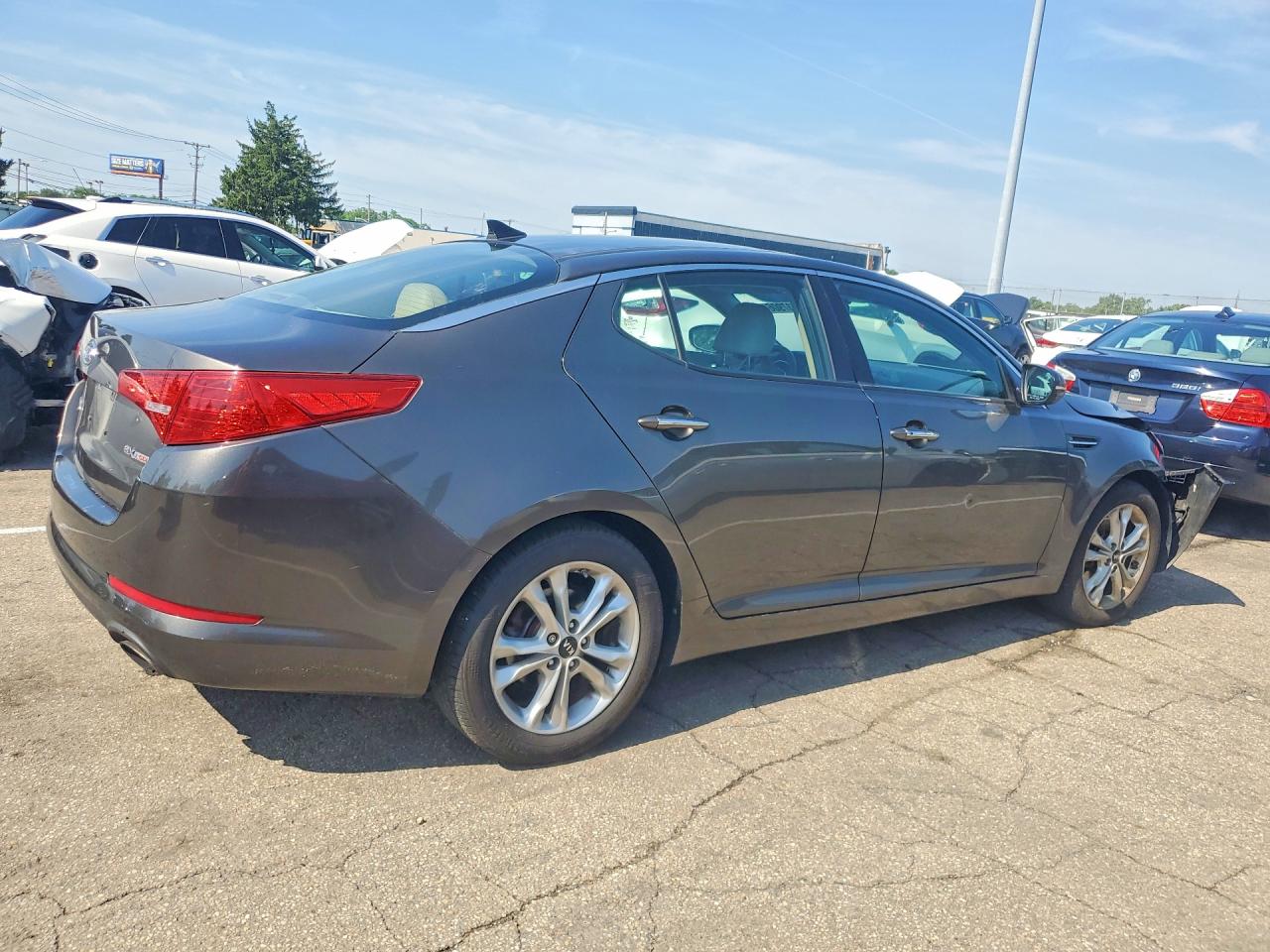 2011 Kia Optima Ex Turbo Gray vin: KNAGN4A68B5149236