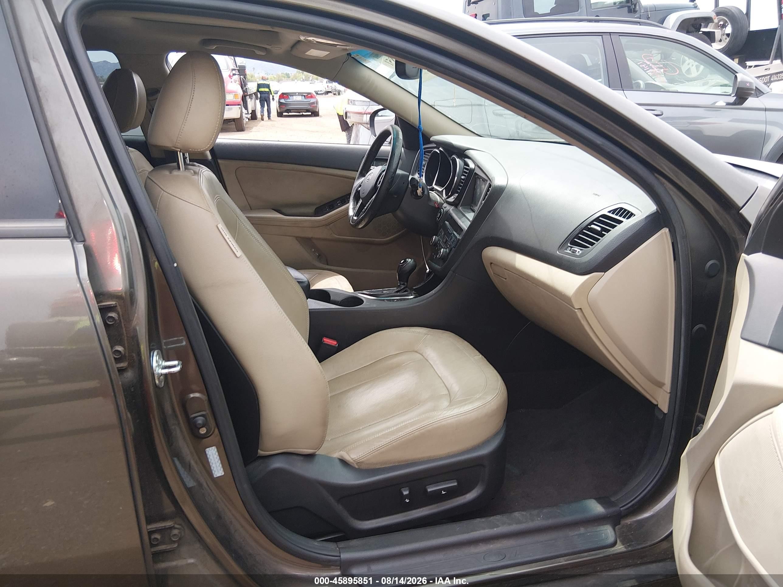 2011 Kia Optima Ex Brown vin: KNAGN4A70B5063007