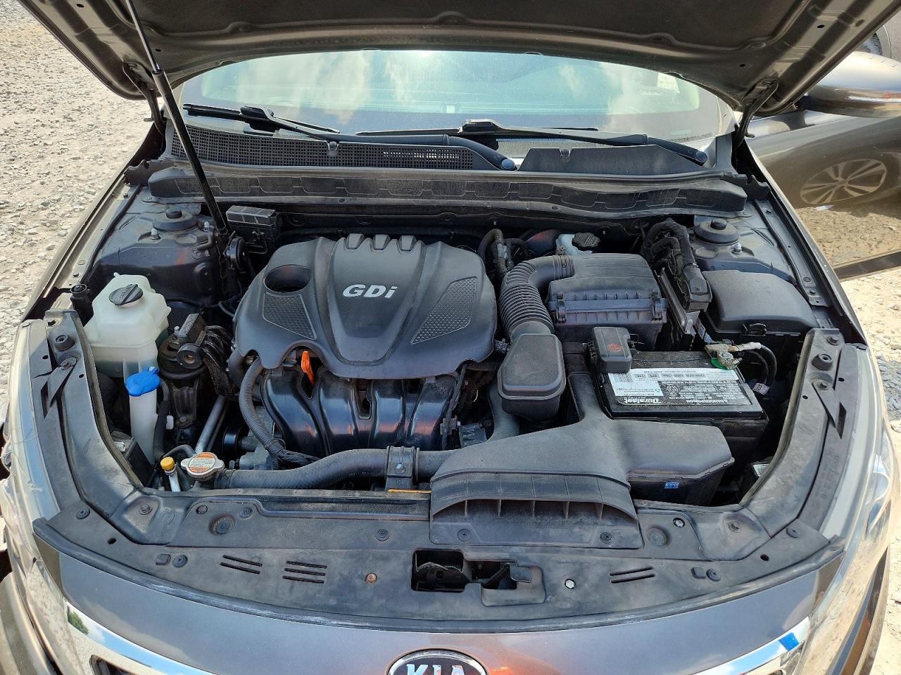 2011 Kia Optima Ex Серый vin: KNAGN4A70B5071110