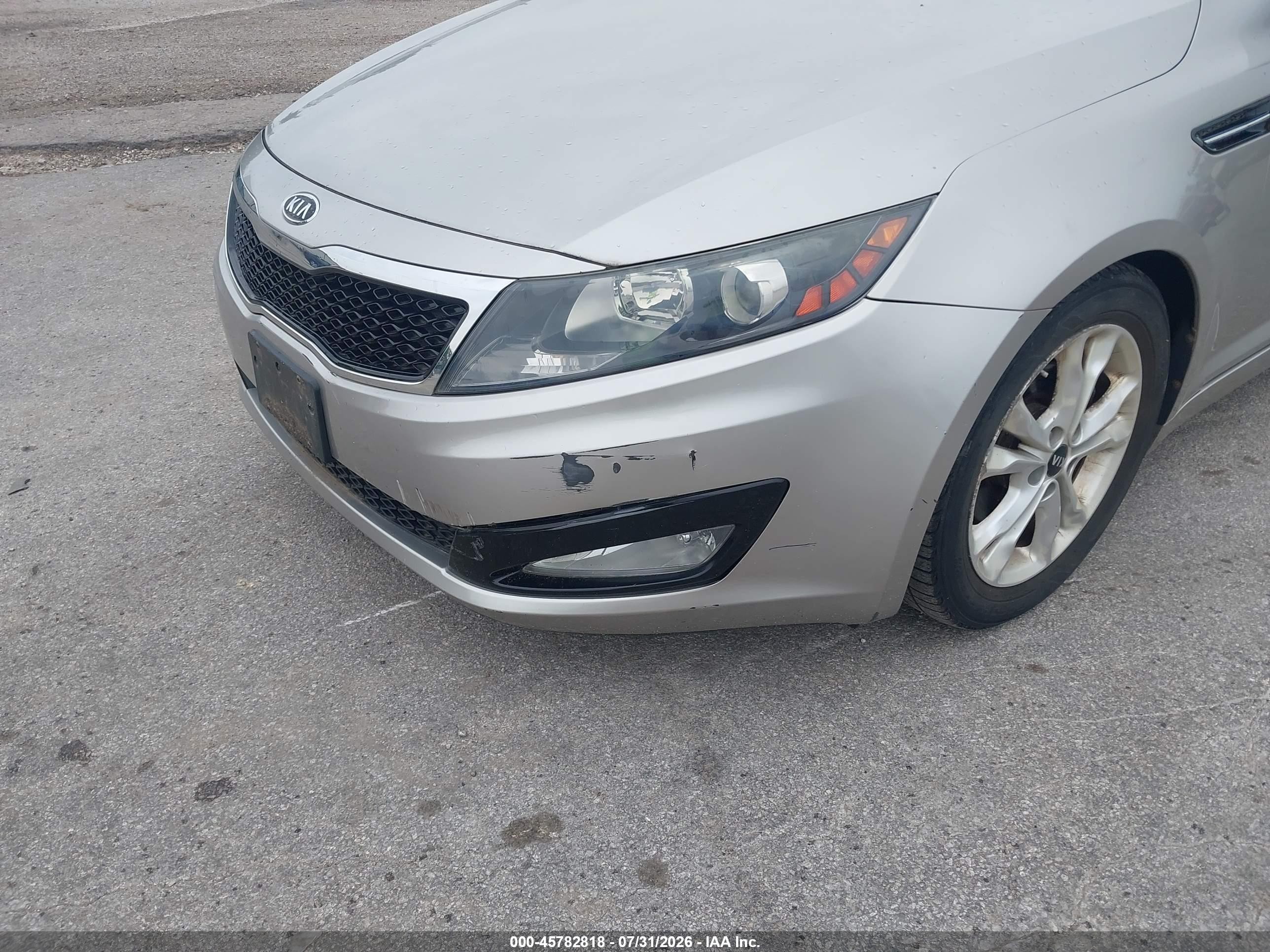 2011 Kia Optima Ex Silver vin: KNAGN4A70B5079448