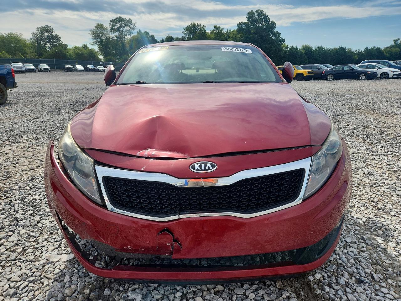 2011 Kia Optima Ex Red vin: KNAGN4A70B5154374