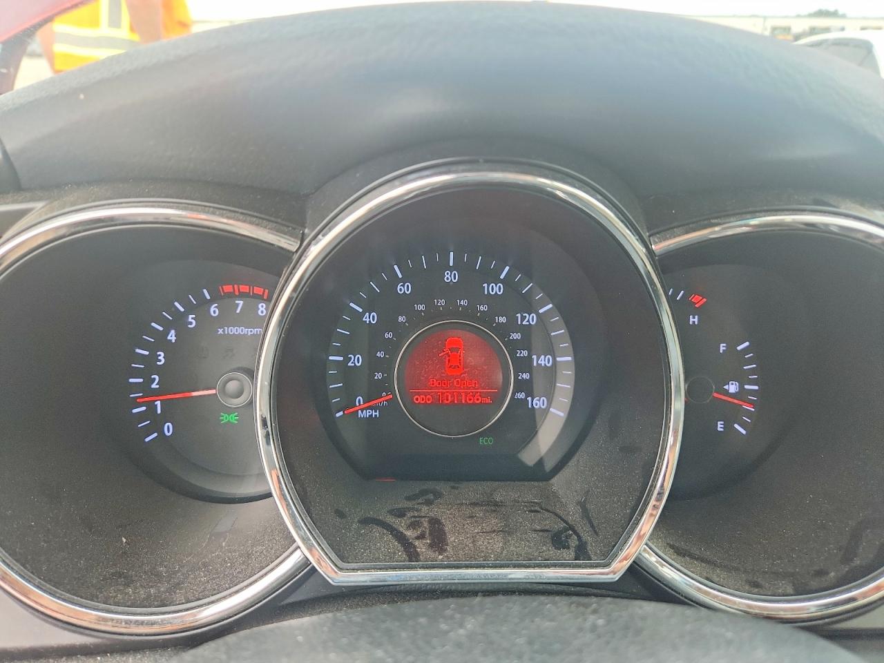 2011 Kia Optima Ex Red vin: KNAGN4A70B5154374