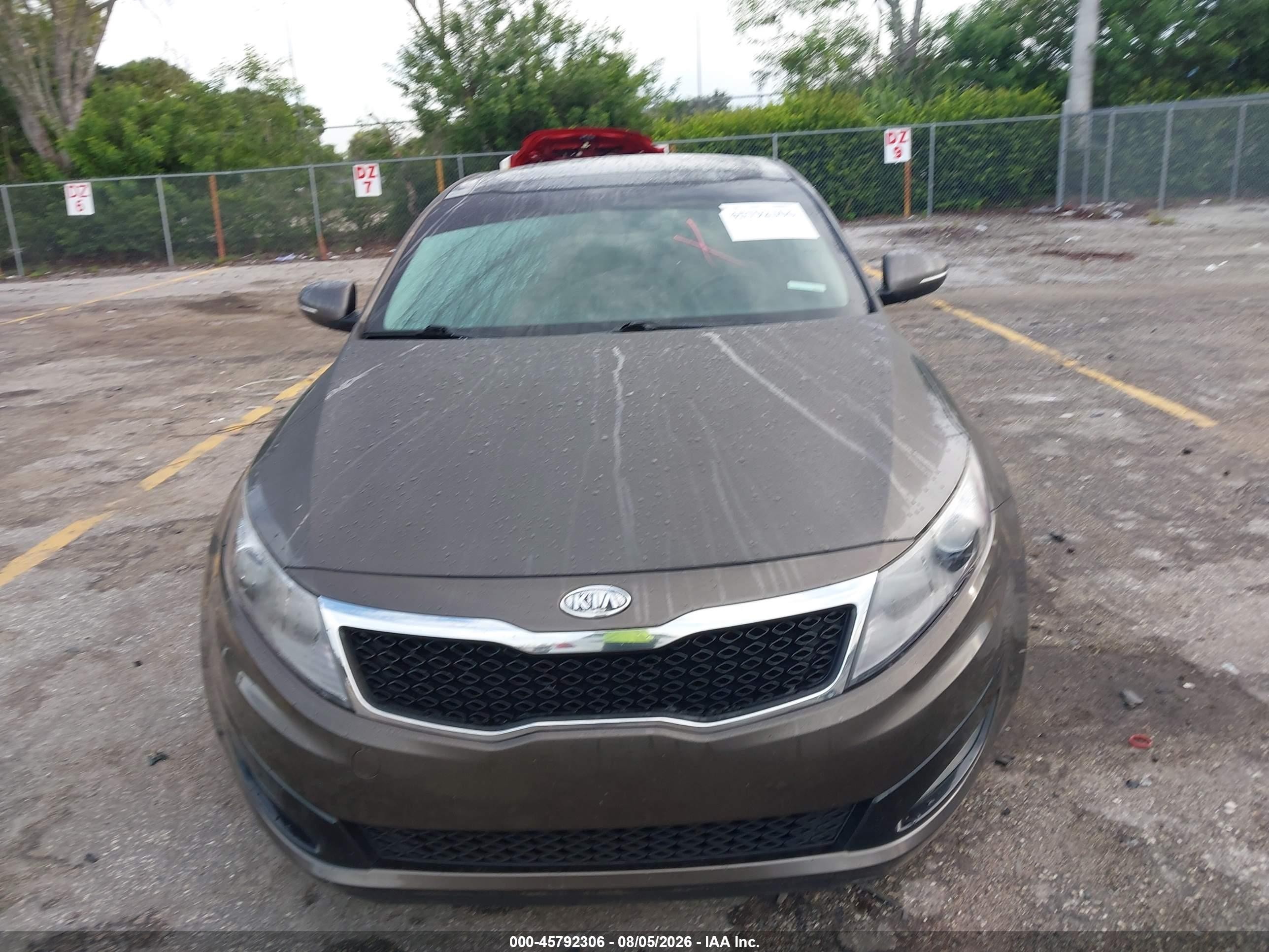 2011 Kia Optima Ex Brown vin: KNAGN4A70B5179565