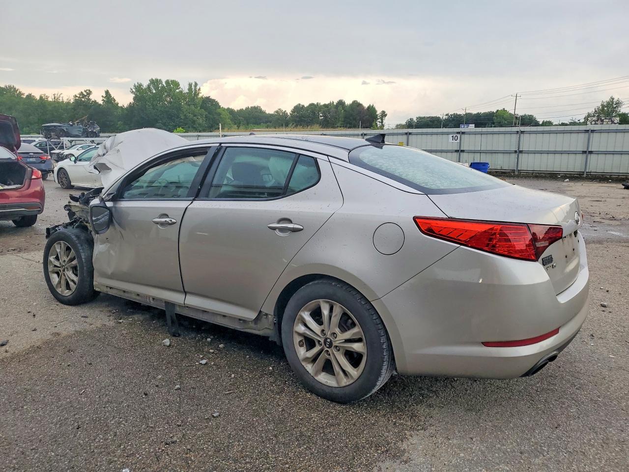 2011 Kia Optima Ex Silver vin: KNAGN4A71B5048788