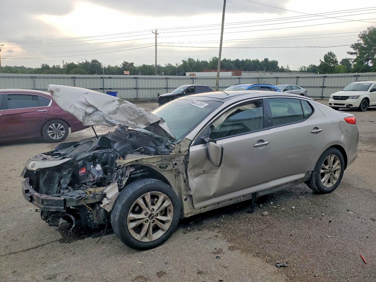2011 Kia Optima Ex Silver vin: KNAGN4A71B5048788