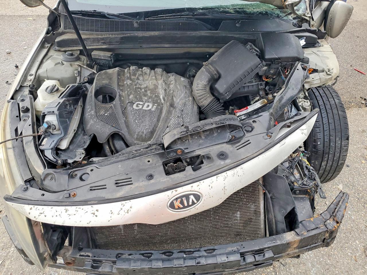 2011 Kia Optima Ex Silver vin: KNAGN4A71B5048788