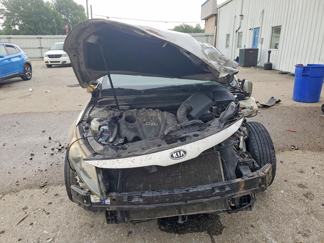 2011 Kia Optima Ex Silver vin: KNAGN4A71B5048788