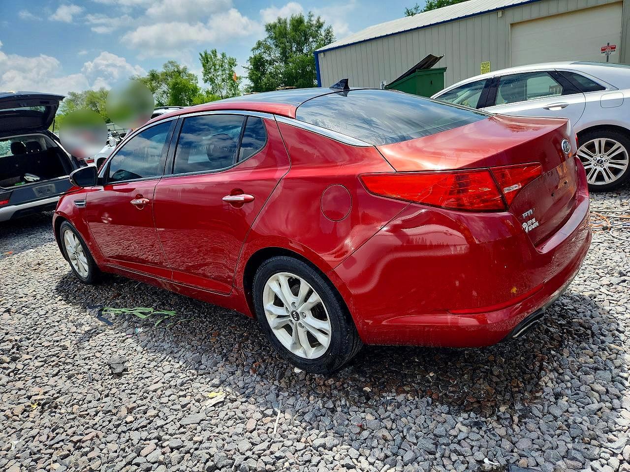2011 Kia Optima Ex Красный vin: KNAGN4A71B5077031