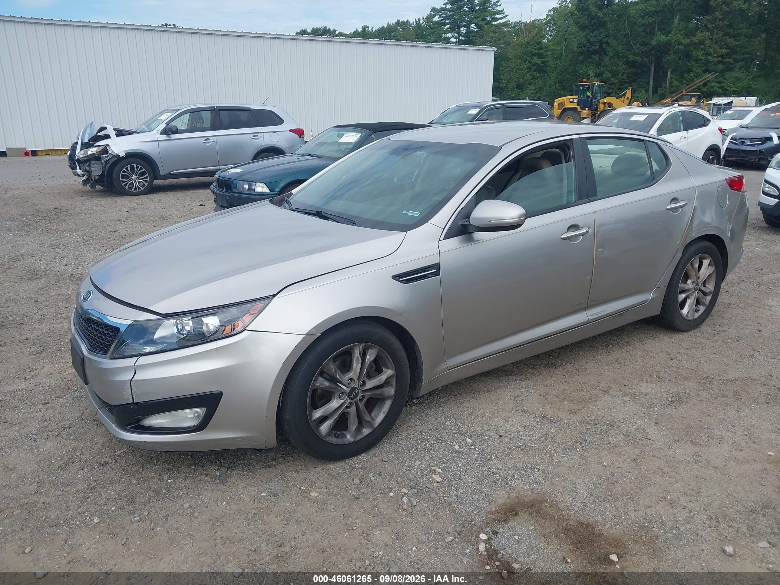 2011 Kia Optima Ex Silver vin: KNAGN4A72B5076258