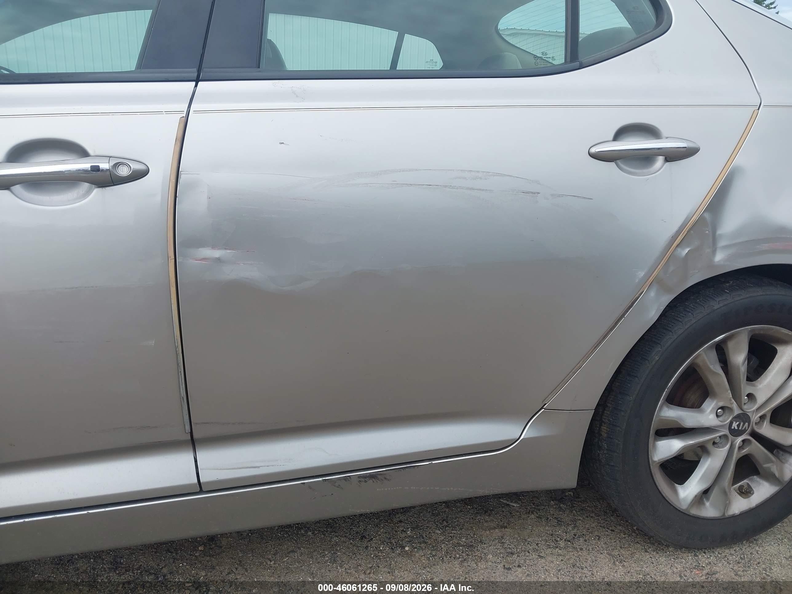 2011 Kia Optima Ex Silver vin: KNAGN4A72B5076258