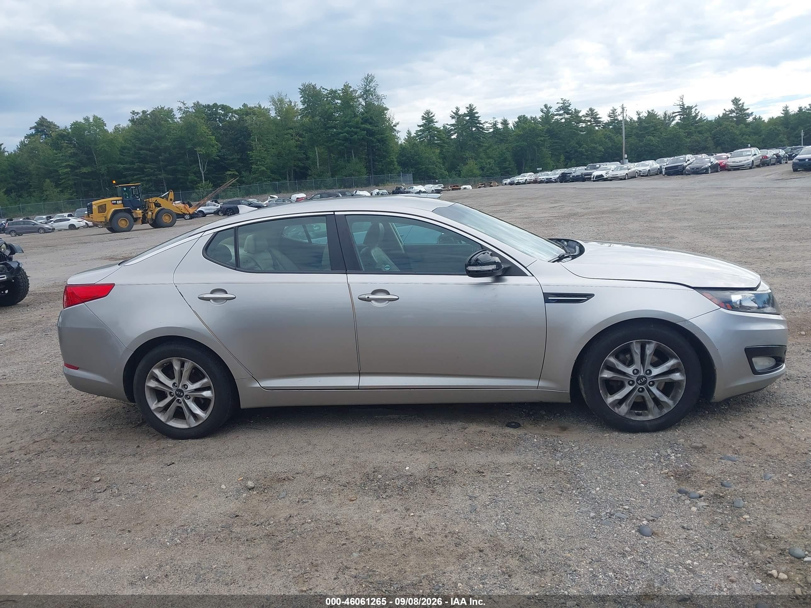 2011 Kia Optima Ex Silver vin: KNAGN4A72B5076258