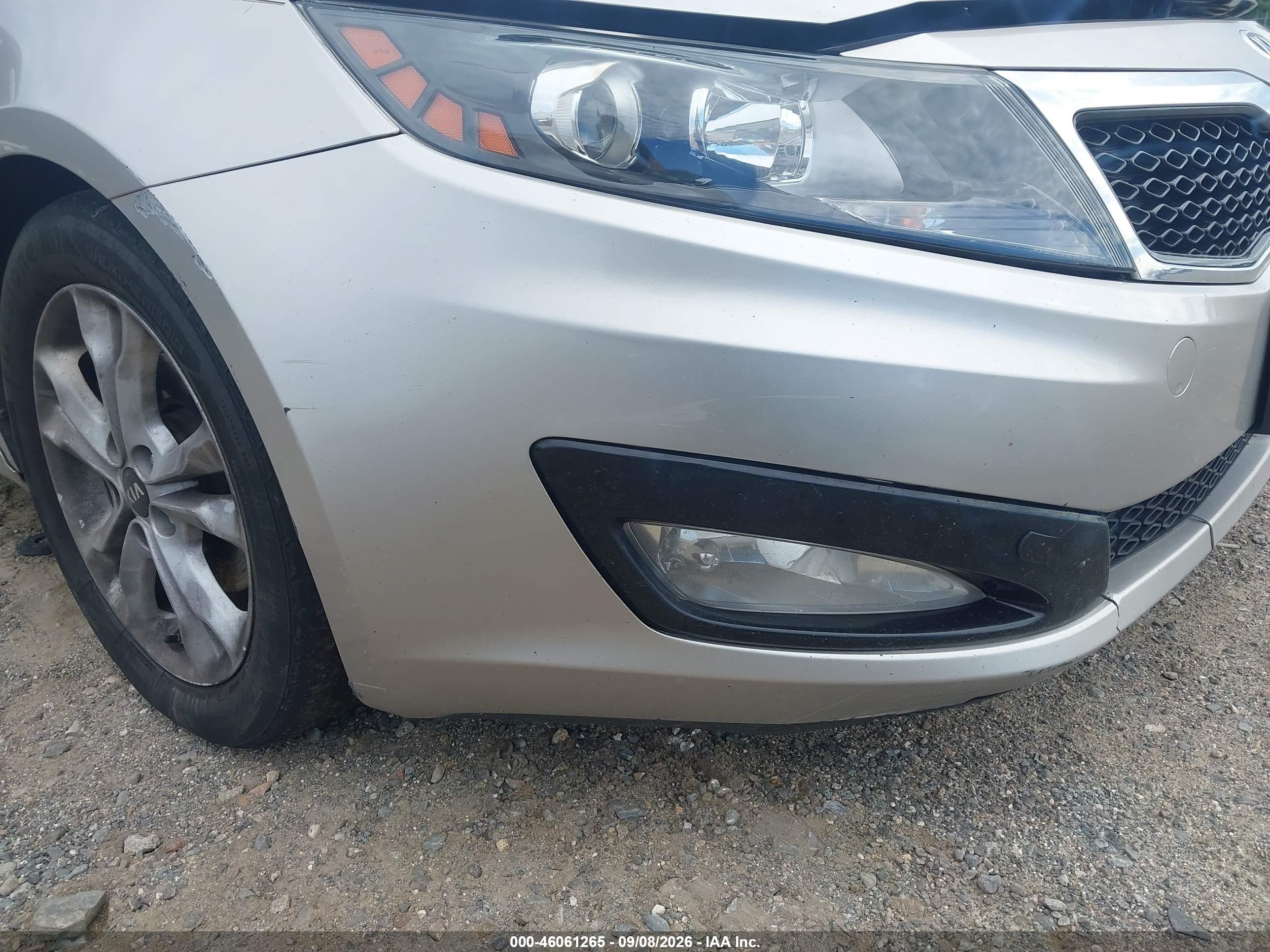 2011 Kia Optima Ex Silver vin: KNAGN4A72B5076258