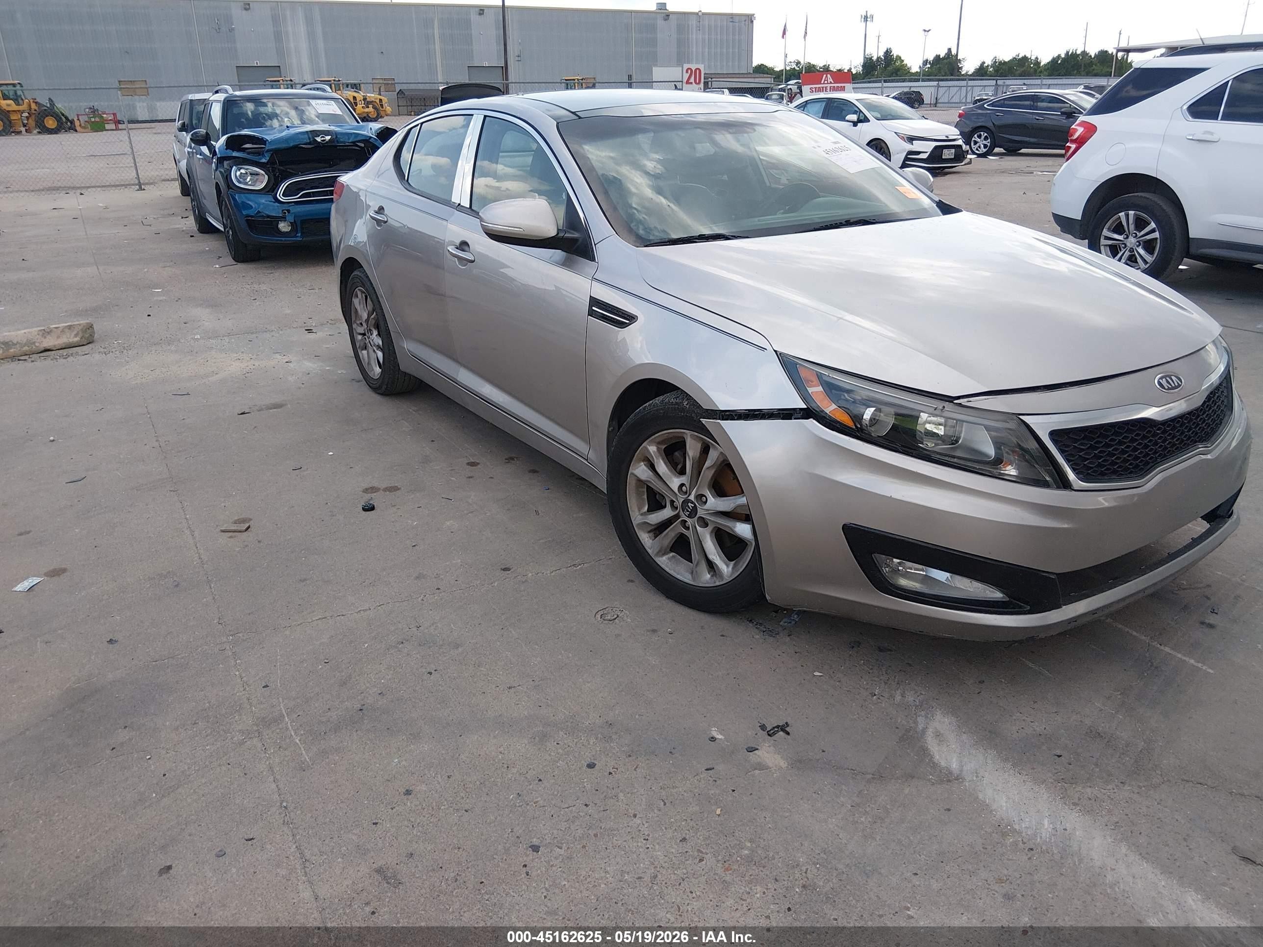 2011 Kia Optima Ex Champagne vin: KNAGN4A72B5167224