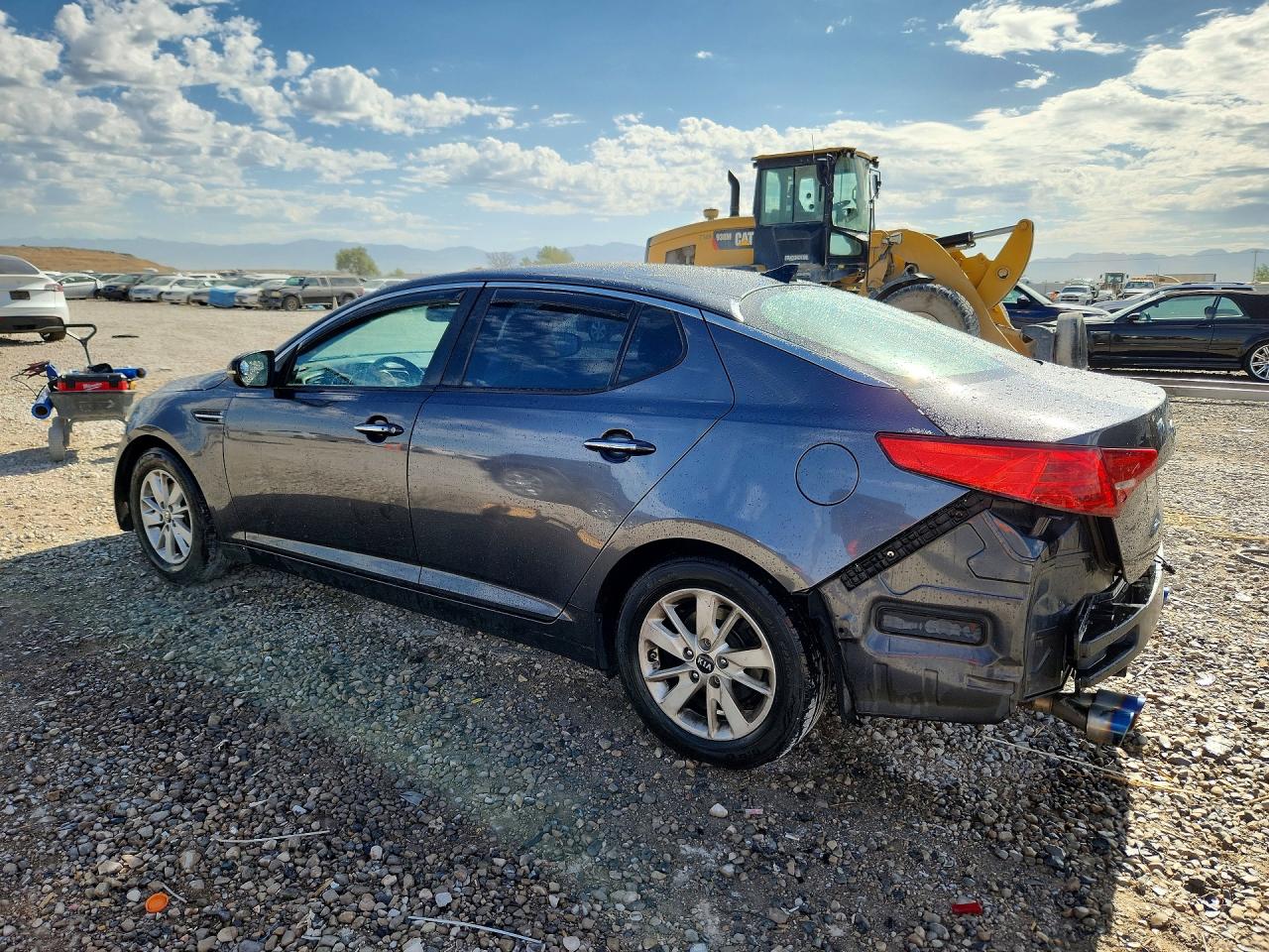 2011 Kia Optima Ex Gray vin: KNAGN4A73B5128237