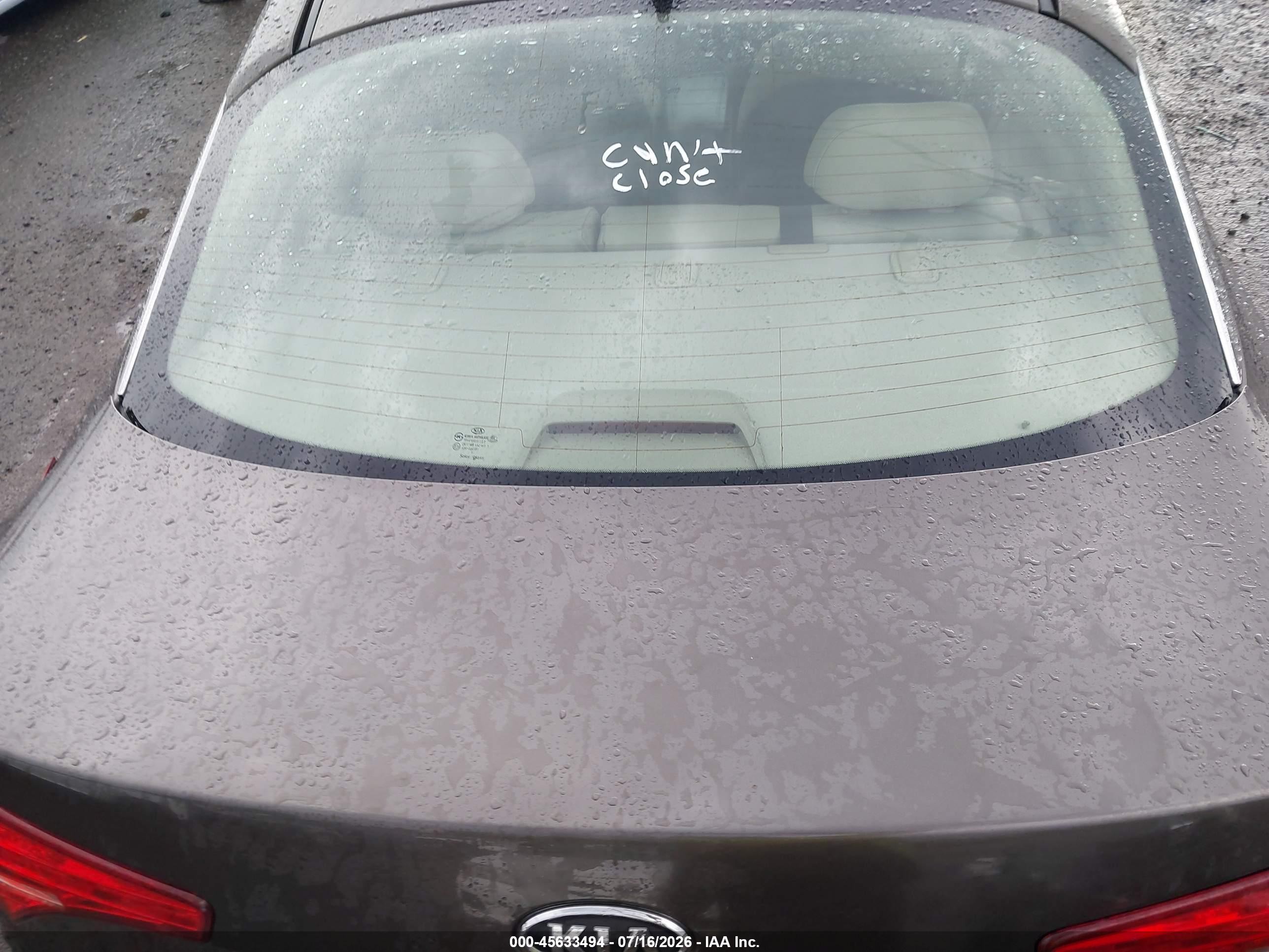 2011 Kia Optima Ex Gray vin: KNAGN4A74B5079503