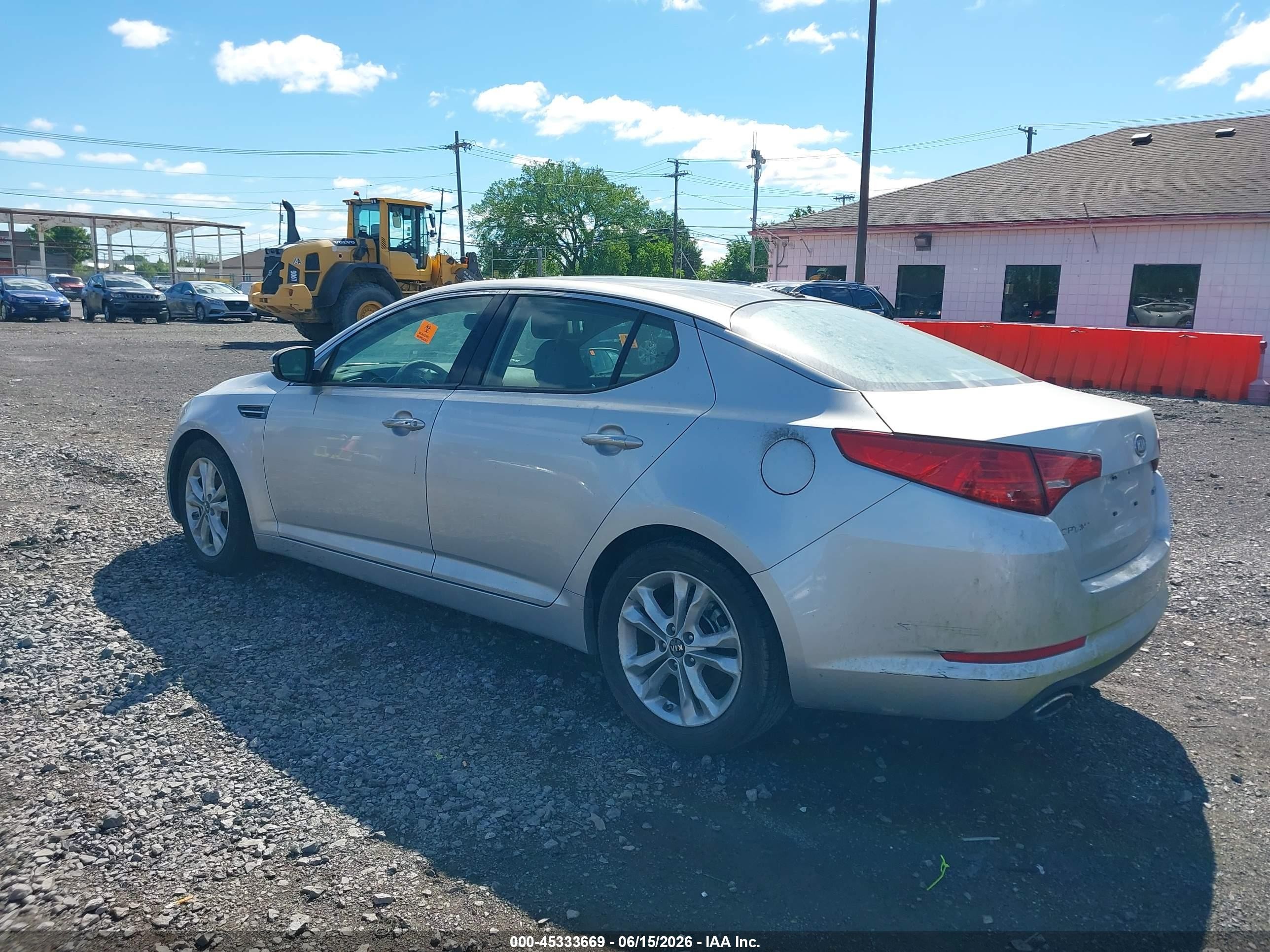 2011 Kia Optima Ex Silver vin: KNAGN4A74B5097709