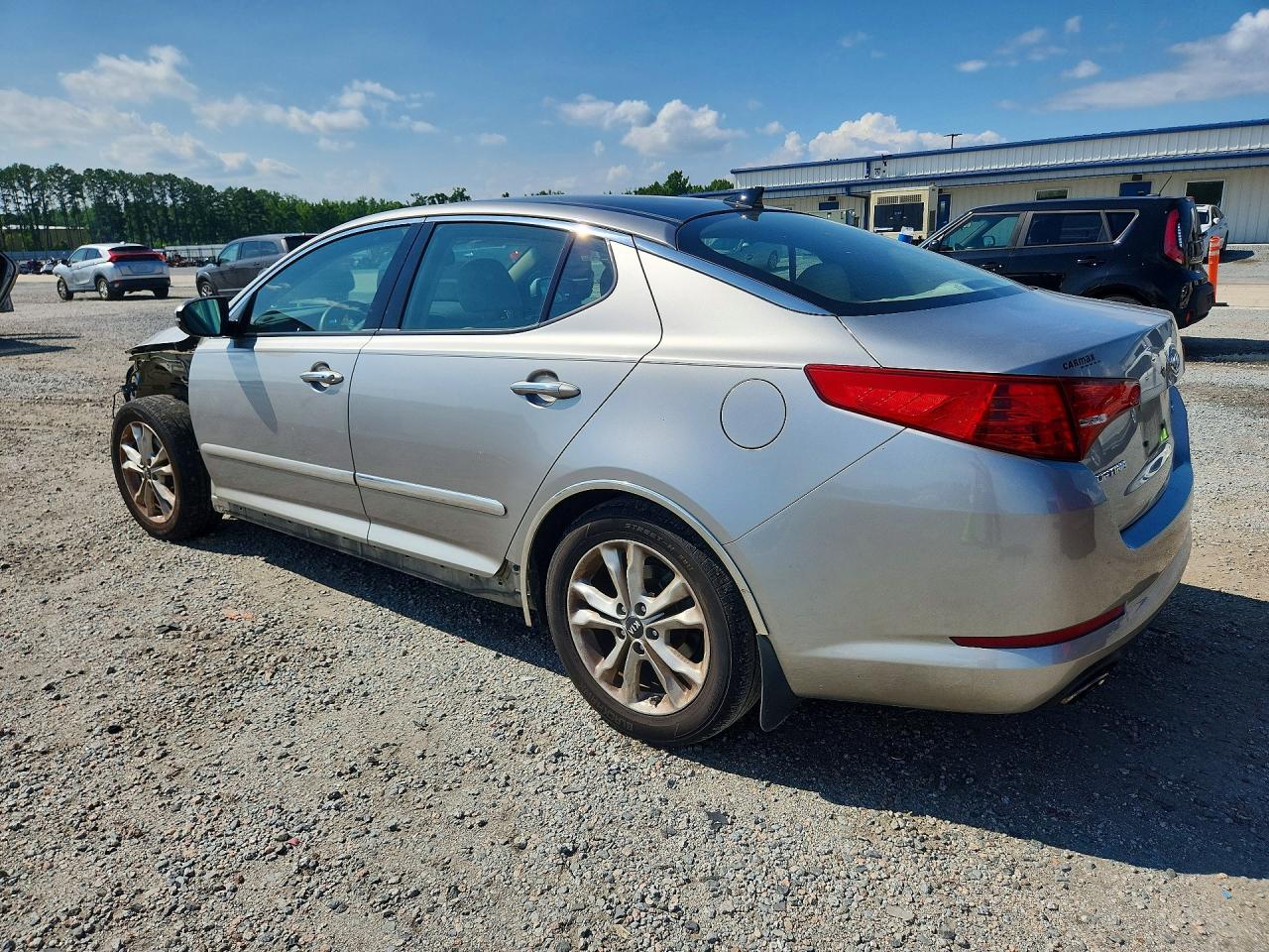 2011 Kia Optima Ex Серебряный vin: KNAGN4A75B5086363