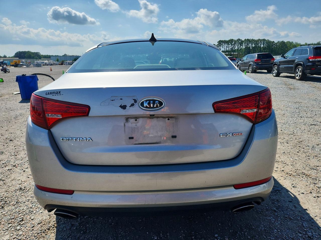 2011 Kia Optima Ex Серебряный vin: KNAGN4A75B5086363