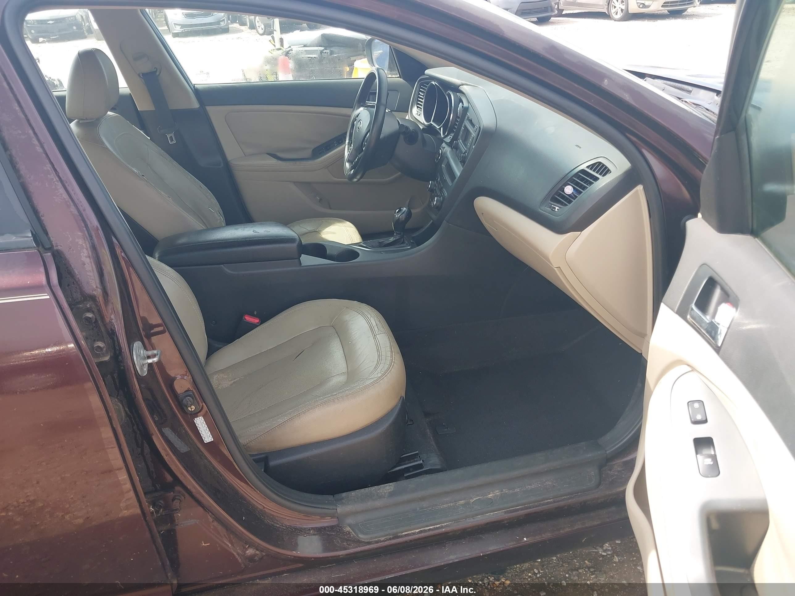 2011 Kia Optima Ex Темно-бордовый vin: KNAGN4A76B5049340