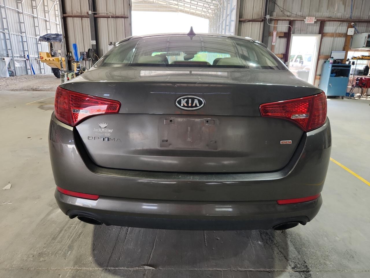 2011 Kia Optima Ex Gray vin: KNAGN4A76B5075808