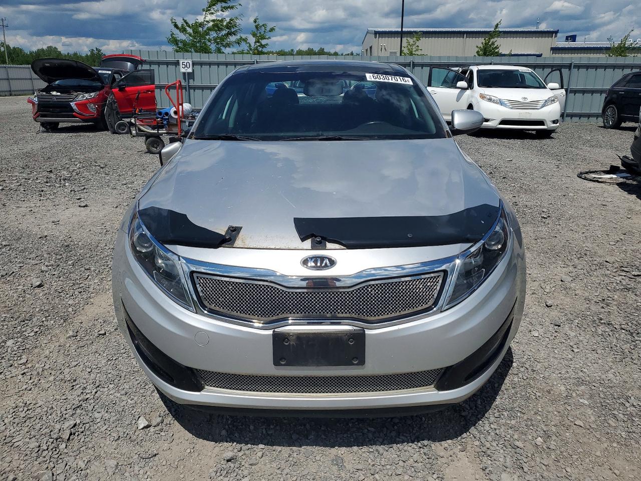 2011 Kia Optima Ex Silver vin: KNAGN4A76B5140348