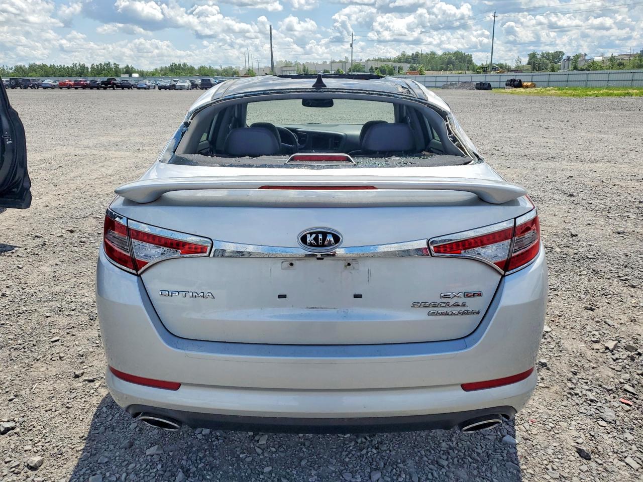 2011 Kia Optima Ex Silver vin: KNAGN4A76B5140348