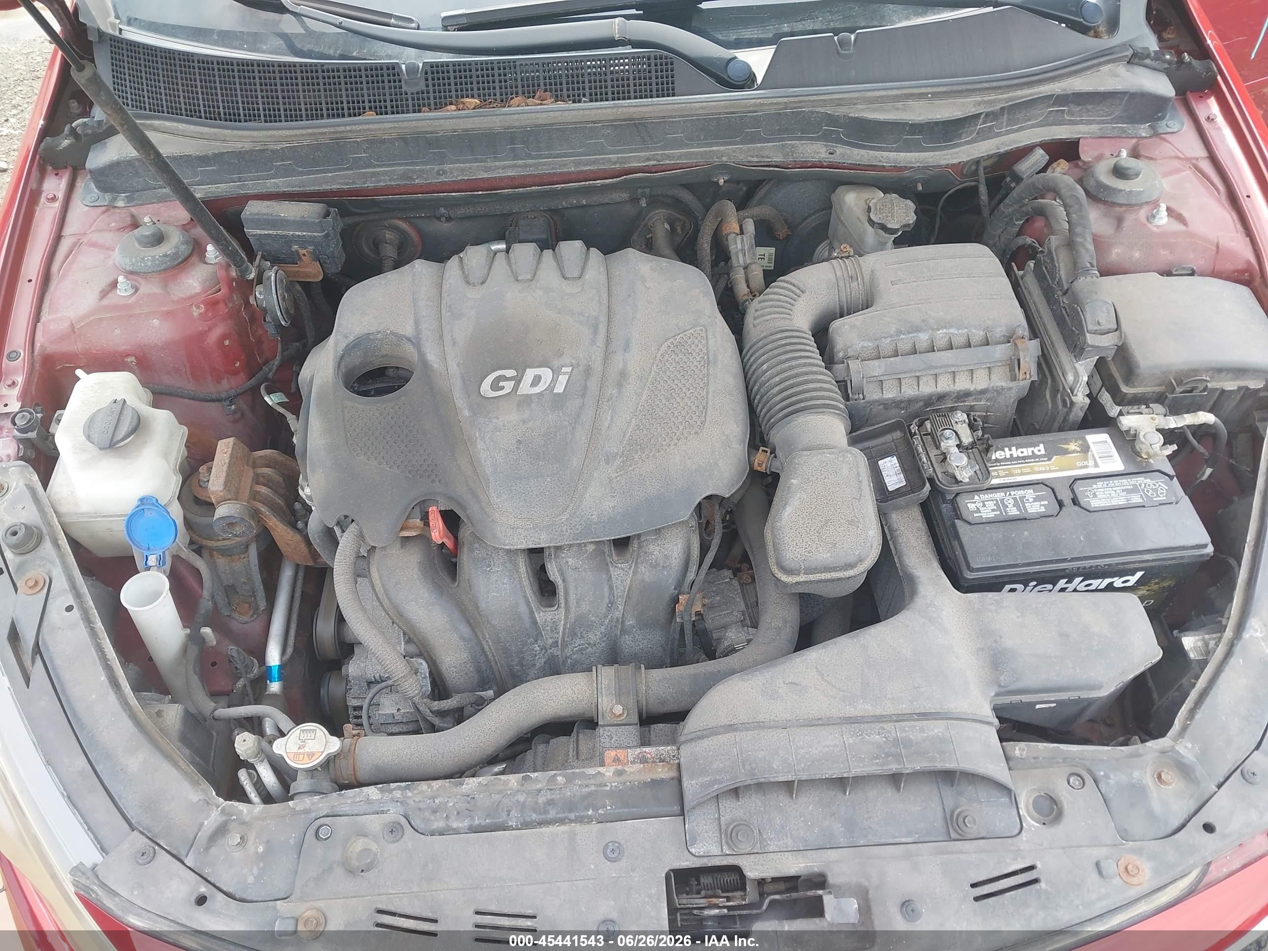 2011 Kia Optima Ex Red vin: KNAGN4A76B5169008