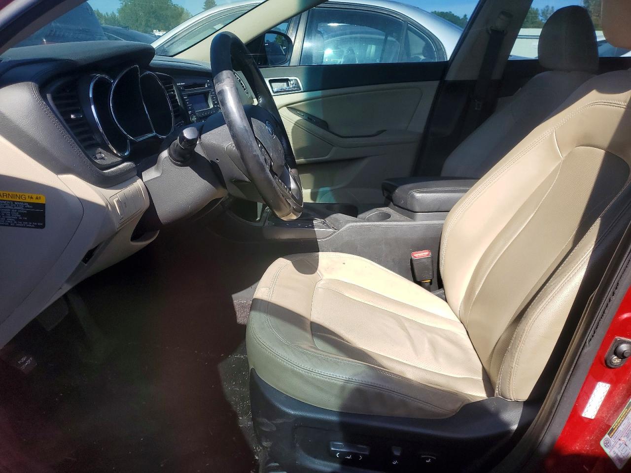 2011 Kia Optima Ex Red vin: KNAGN4A77B5059326