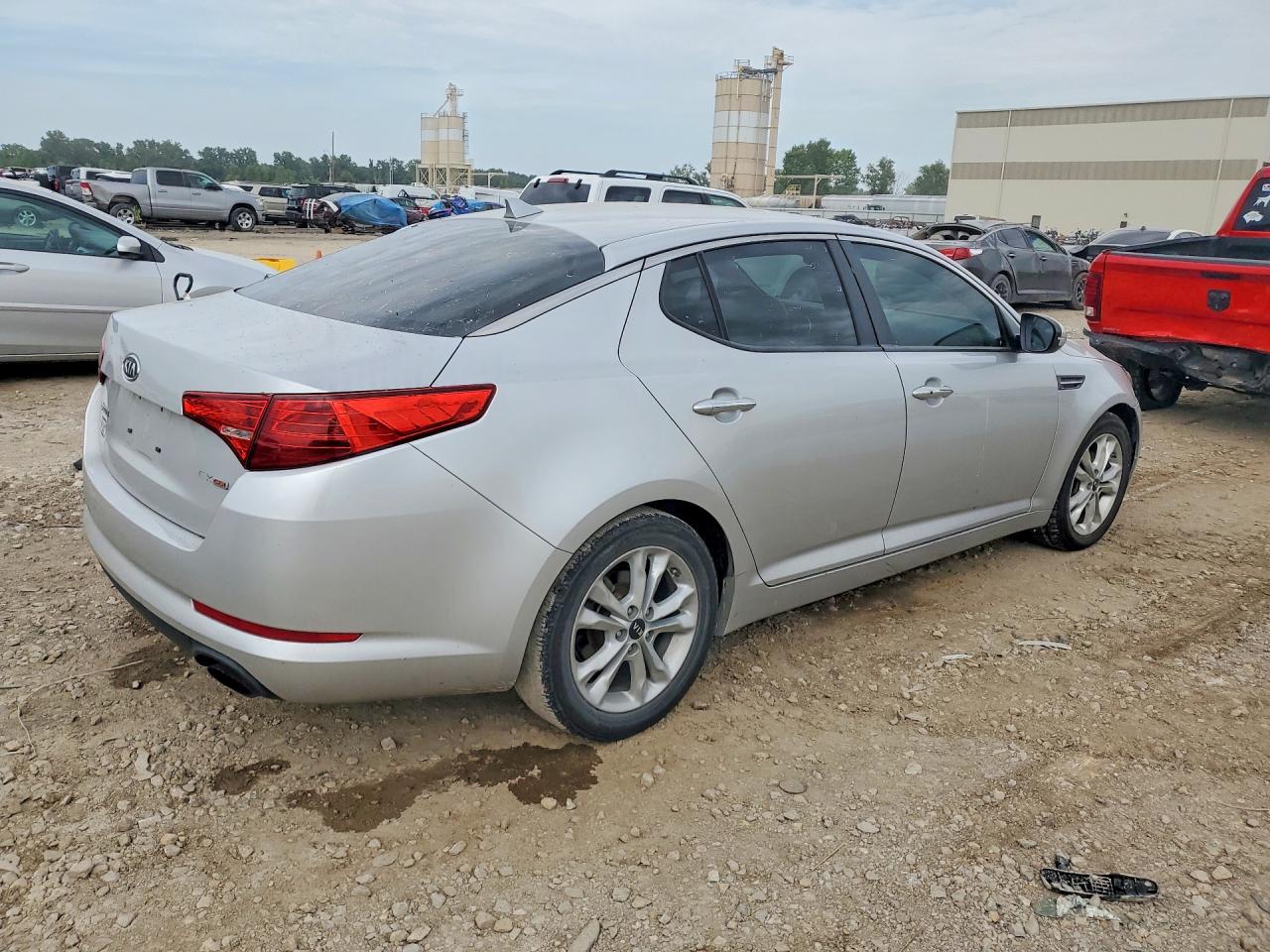 2011 Kia Optima Ex Silver vin: KNAGN4A78B5076314