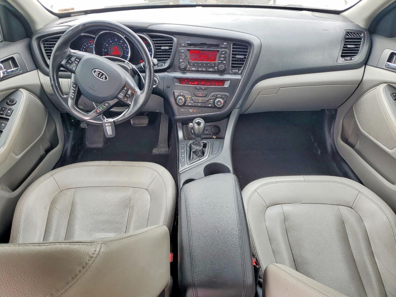 2011 Kia Optima Ex Silver vin: KNAGN4A78B5076314