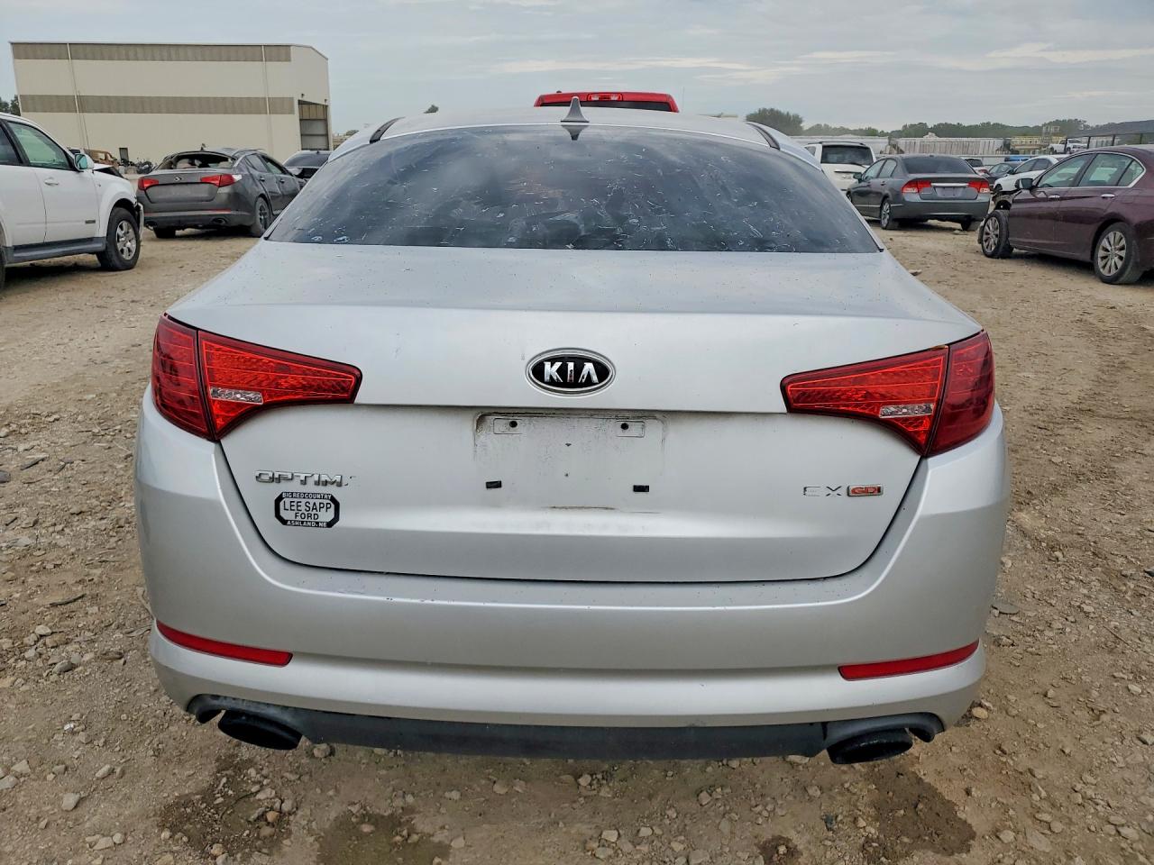 2011 Kia Optima Ex Silver vin: KNAGN4A78B5076314