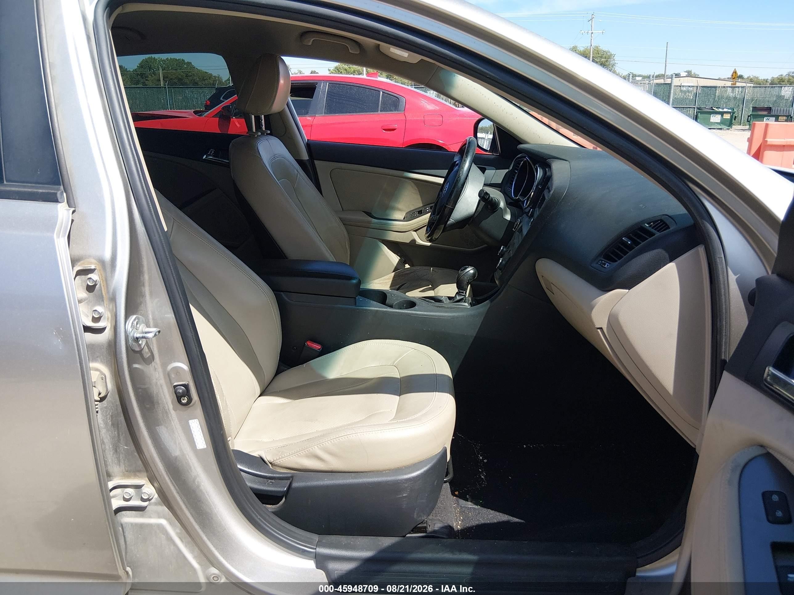 2011 Kia Optima Ex Silver vin: KNAGN4A78B5076670