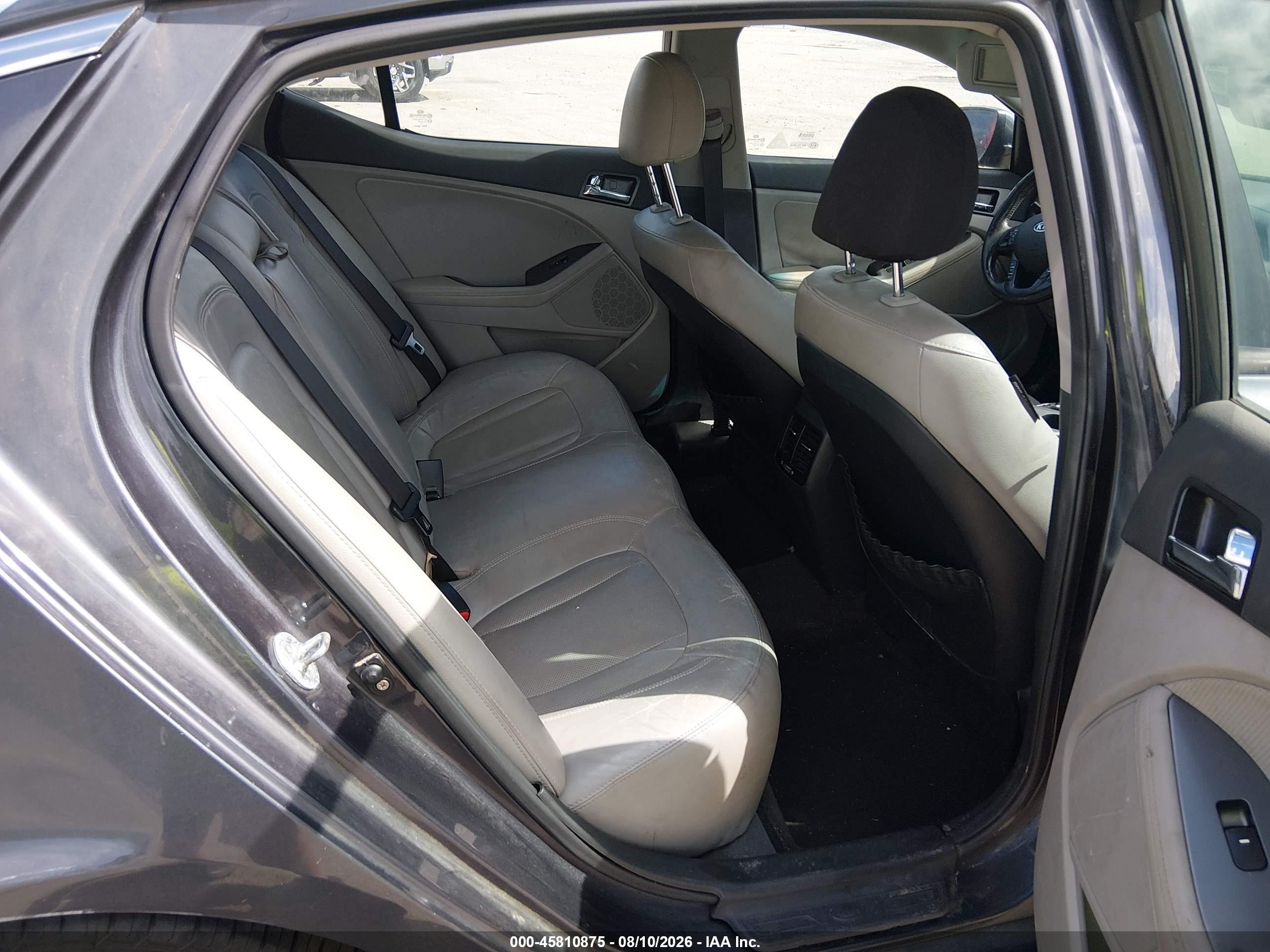 2011 Kia Optima Ex Gray vin: KNAGN4A79B5080243