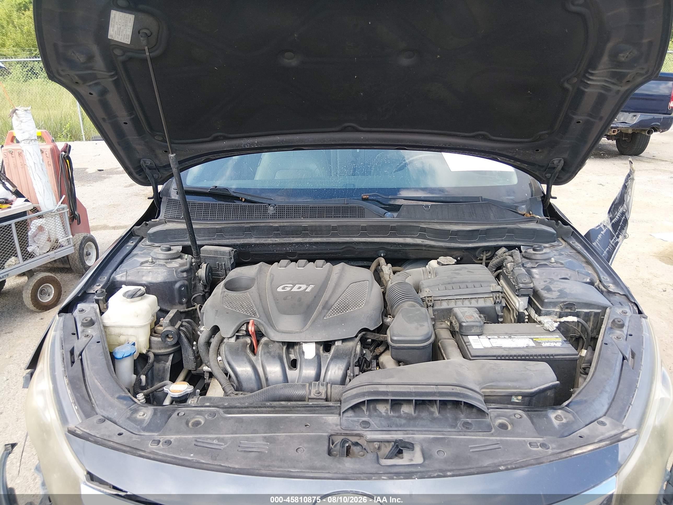 2011 Kia Optima Ex Gray vin: KNAGN4A79B5080243