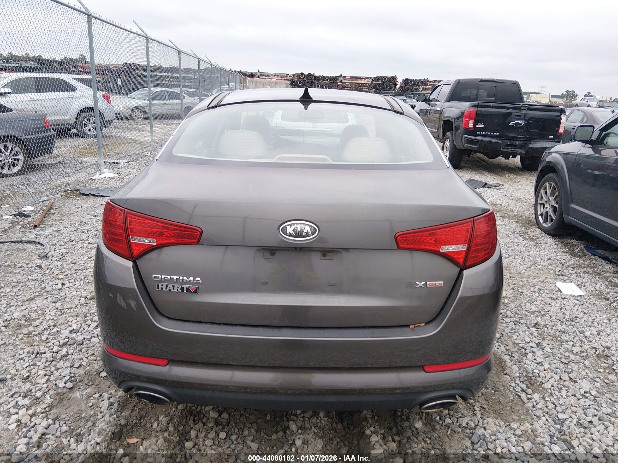 2011 Kia Optima Ex Brown vin: KNAGN4A79B5164529