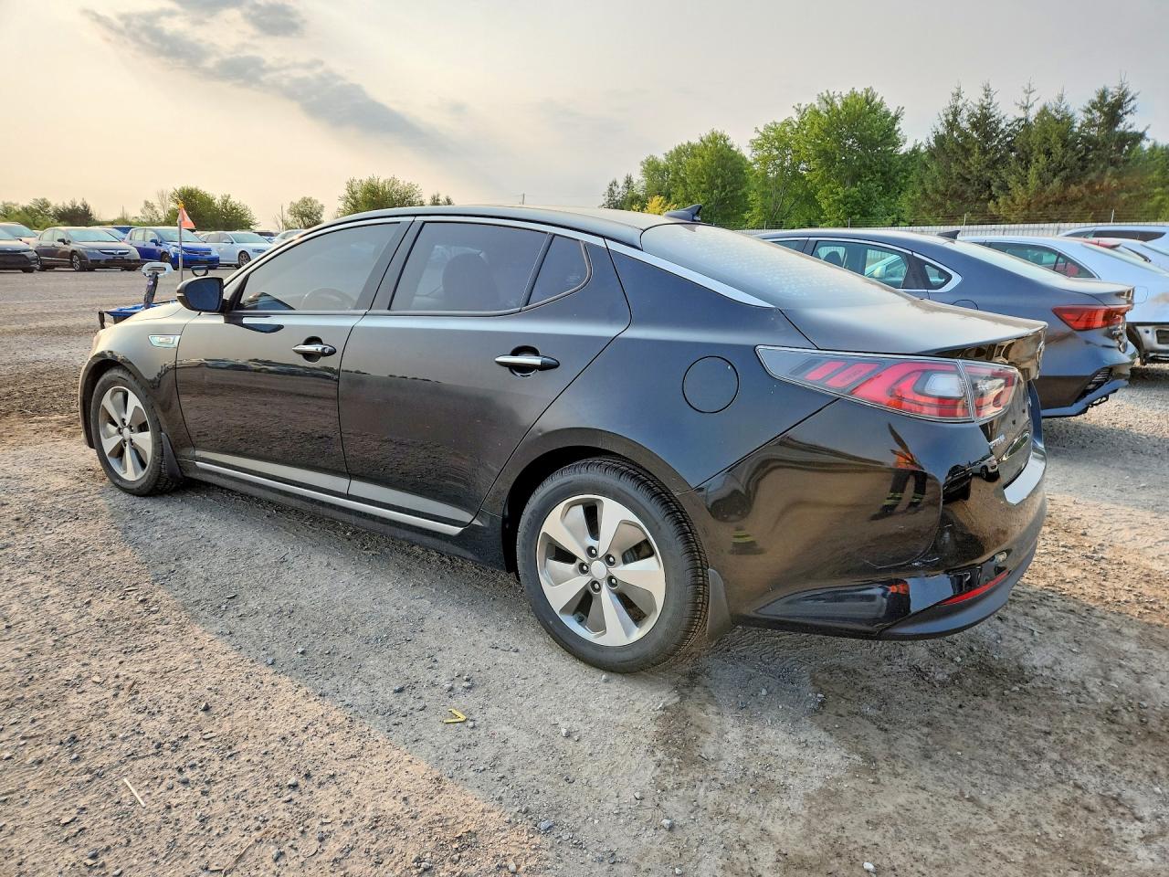 2014 Kia Optima Hybrid Black vin: KNAGN4AD0E5069349