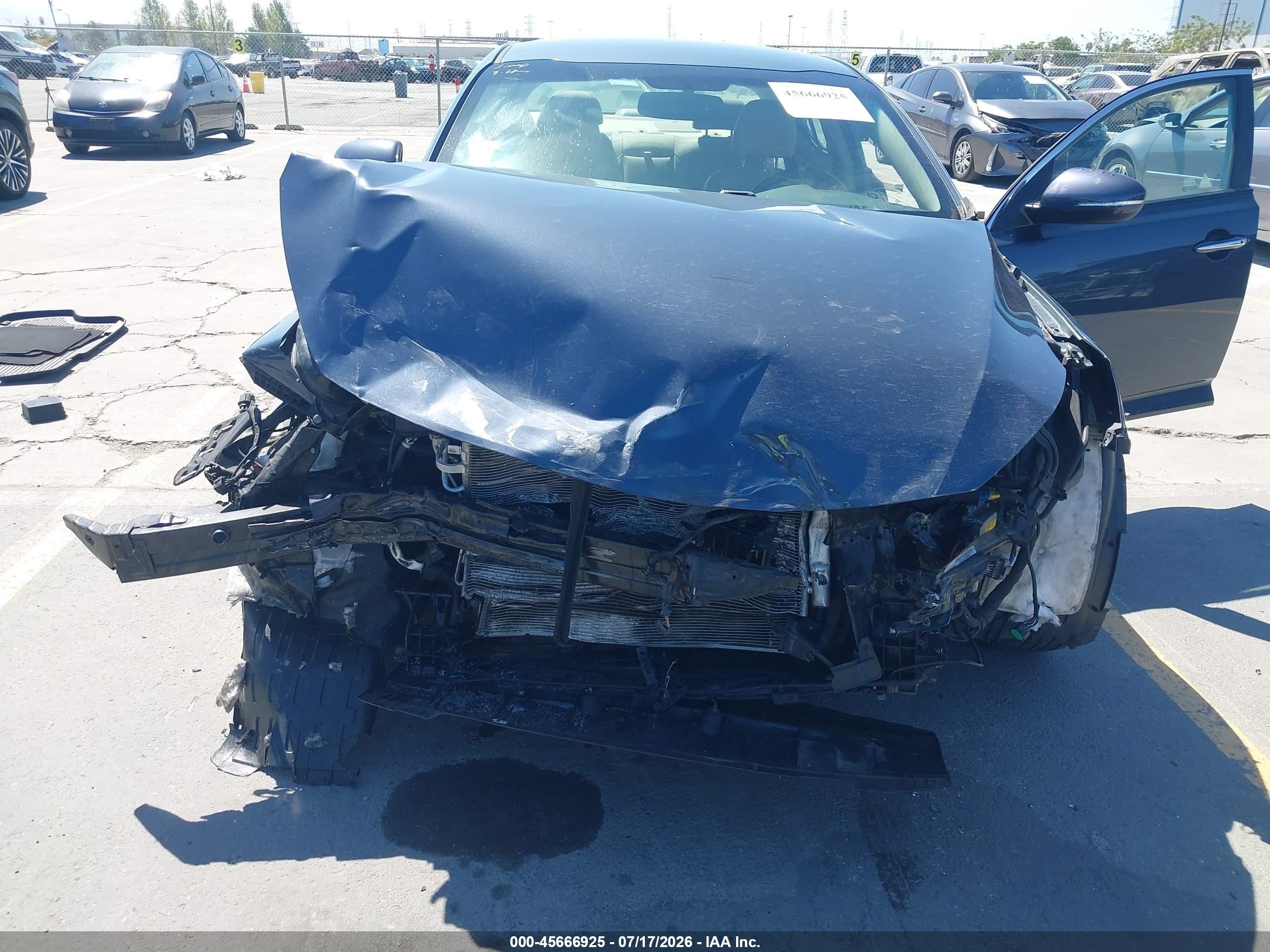 2014 Kia Optima Hybrid Ex Gray vin: KNAGN4AD1E5070249