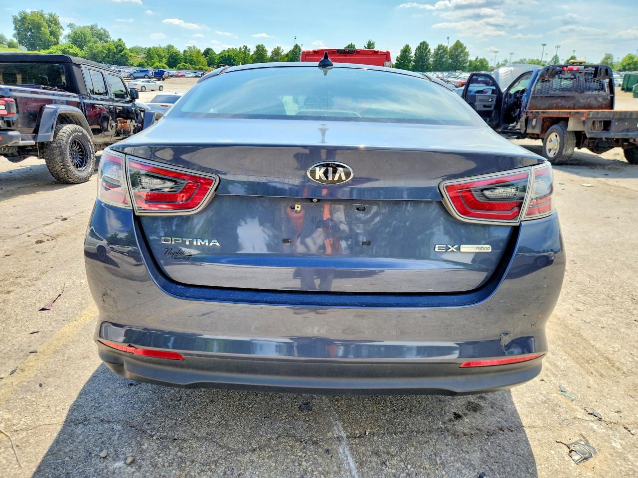 2015 Kia Optima Hybrid Blue vin: KNAGN4AD3F5081965