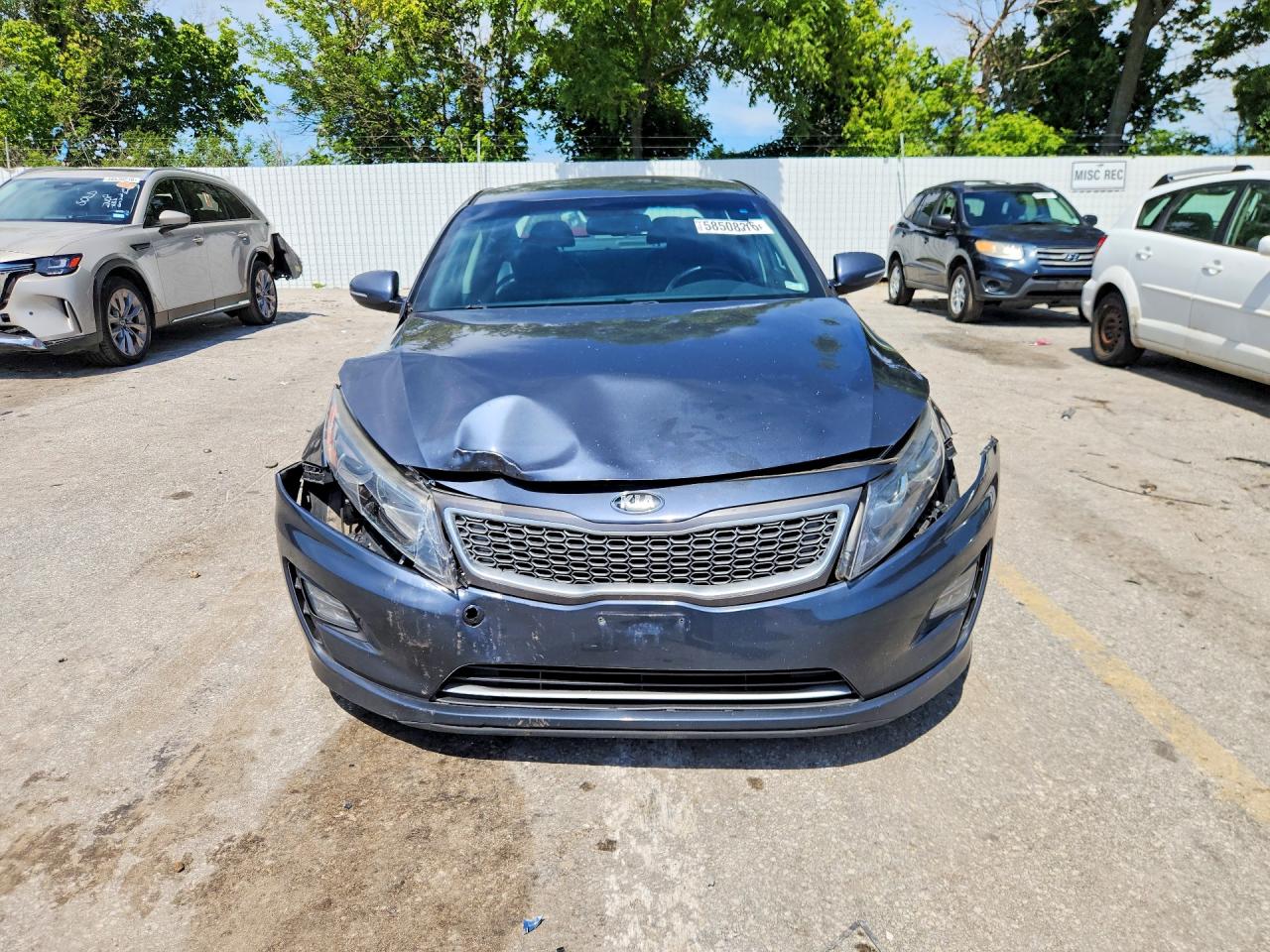 2015 Kia Optima Hybrid Blue vin: KNAGN4AD3F5081965