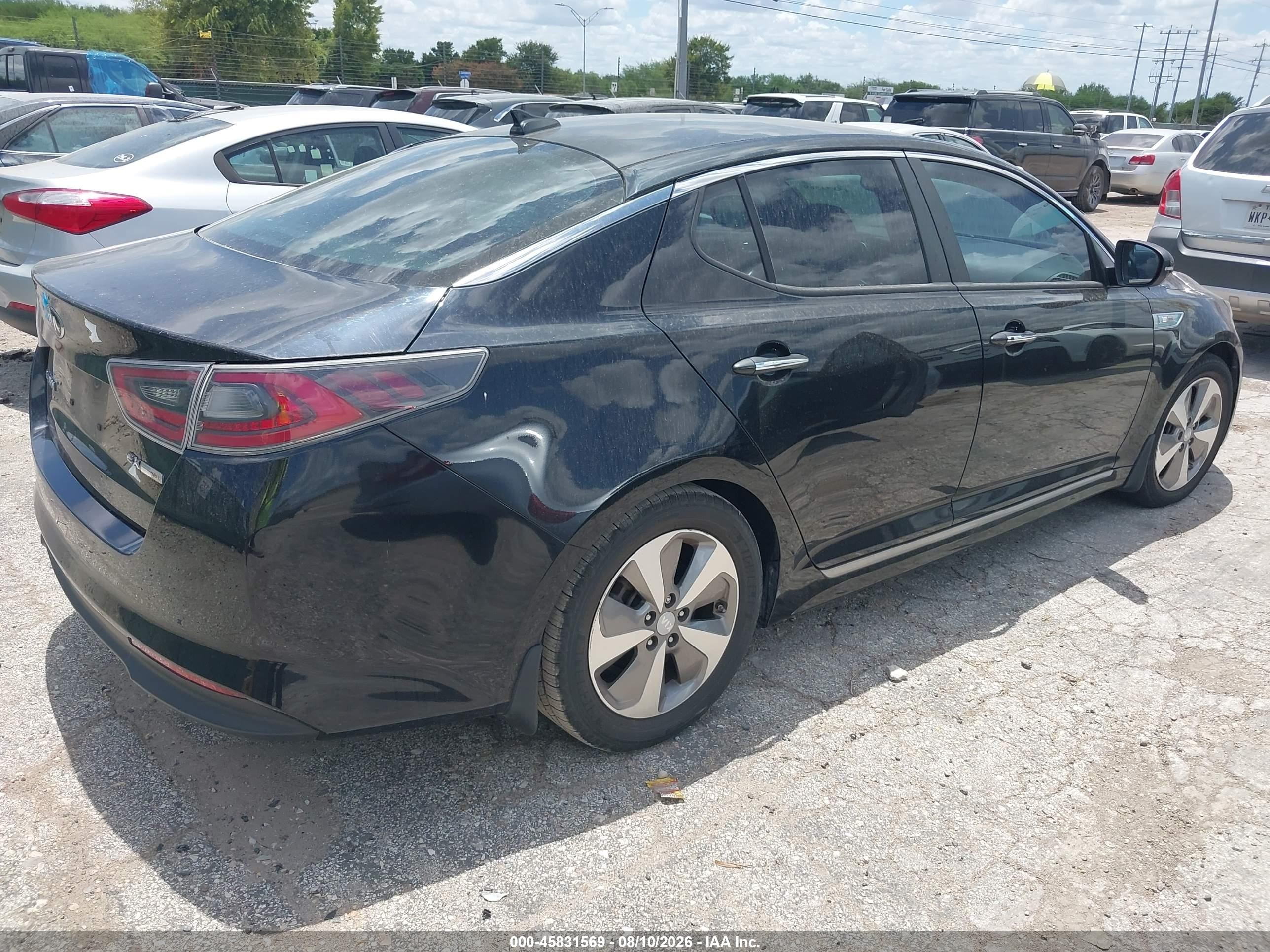 2015 Kia Optima Hybrid Ex Black vin: KNAGN4AD4F5080081