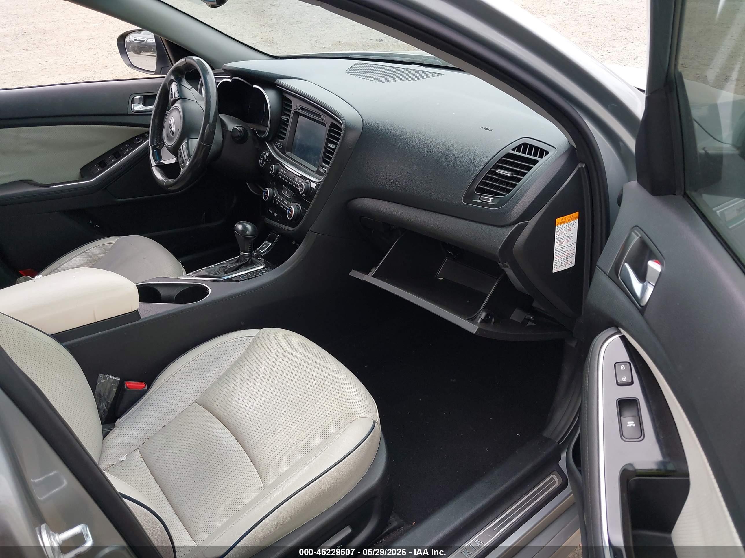 2015 Kia Optima Hybrid Ex Silver vin: KNAGN4AD4F5085149