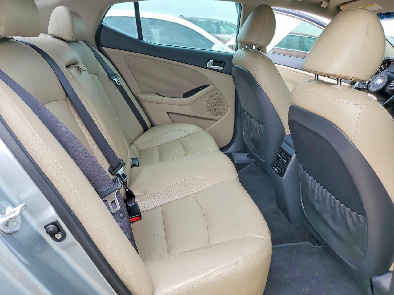 2015 Kia Optima Hybrid Silver vin: KNAGN4AD4F5089458