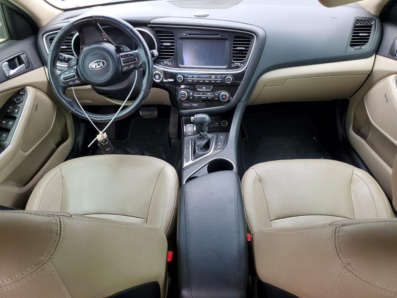 2015 Kia Optima Hybrid Silver vin: KNAGN4AD4F5089458
