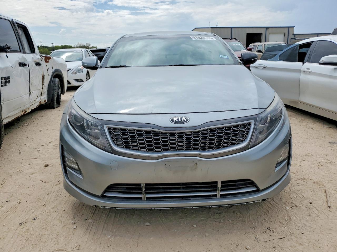 2015 Kia Optima Hybrid Silver vin: KNAGN4AD4F5089458
