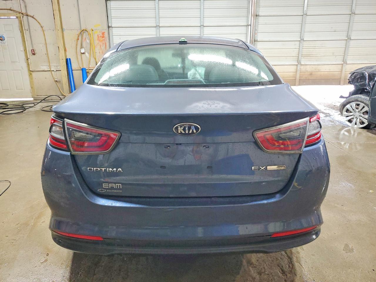 2015 Kia Optima Hybrid Blue vin: KNAGN4AD4F5090092