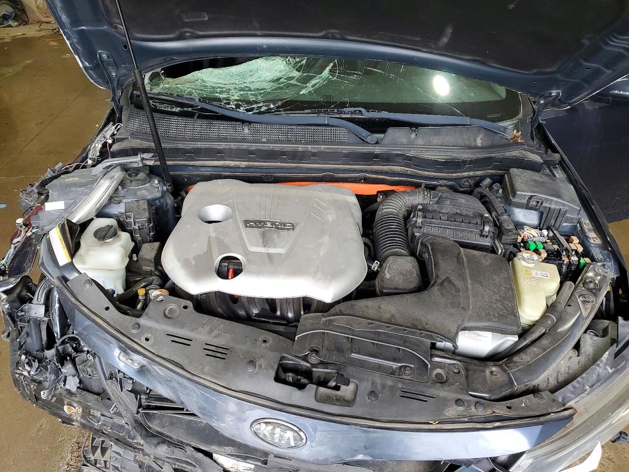 2015 Kia Optima Hybrid Blue vin: KNAGN4AD4F5090092