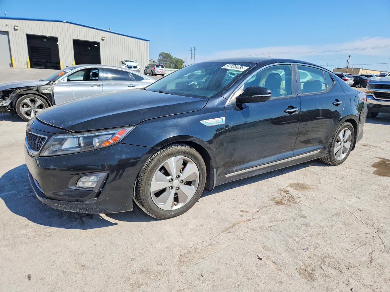 2016 Kia Optima Hybrid Black vin: KNAGN4AD4G5098212