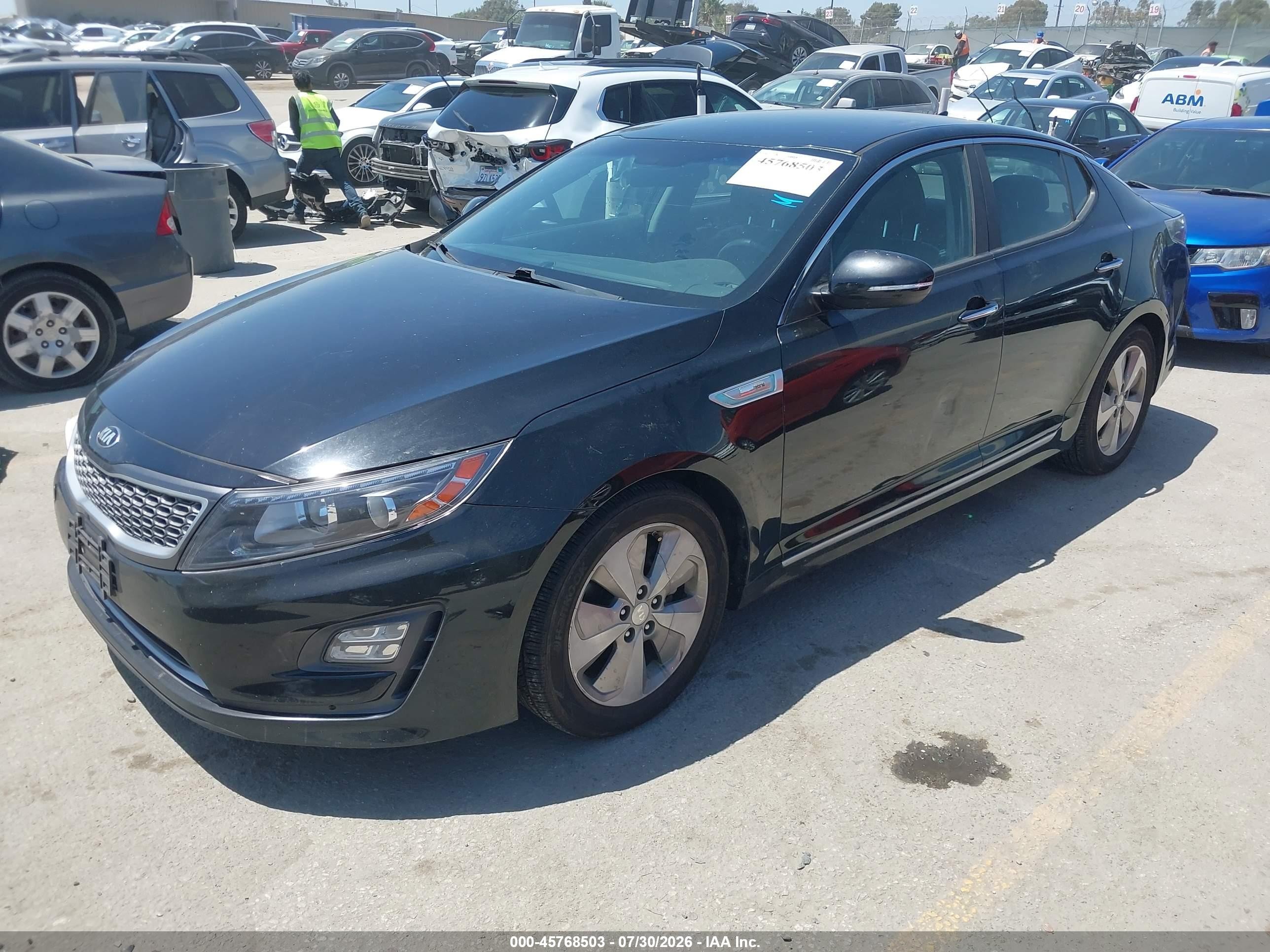 2015 Kia Optima Hybrid Ex Black vin: KNAGN4AD5F5088402