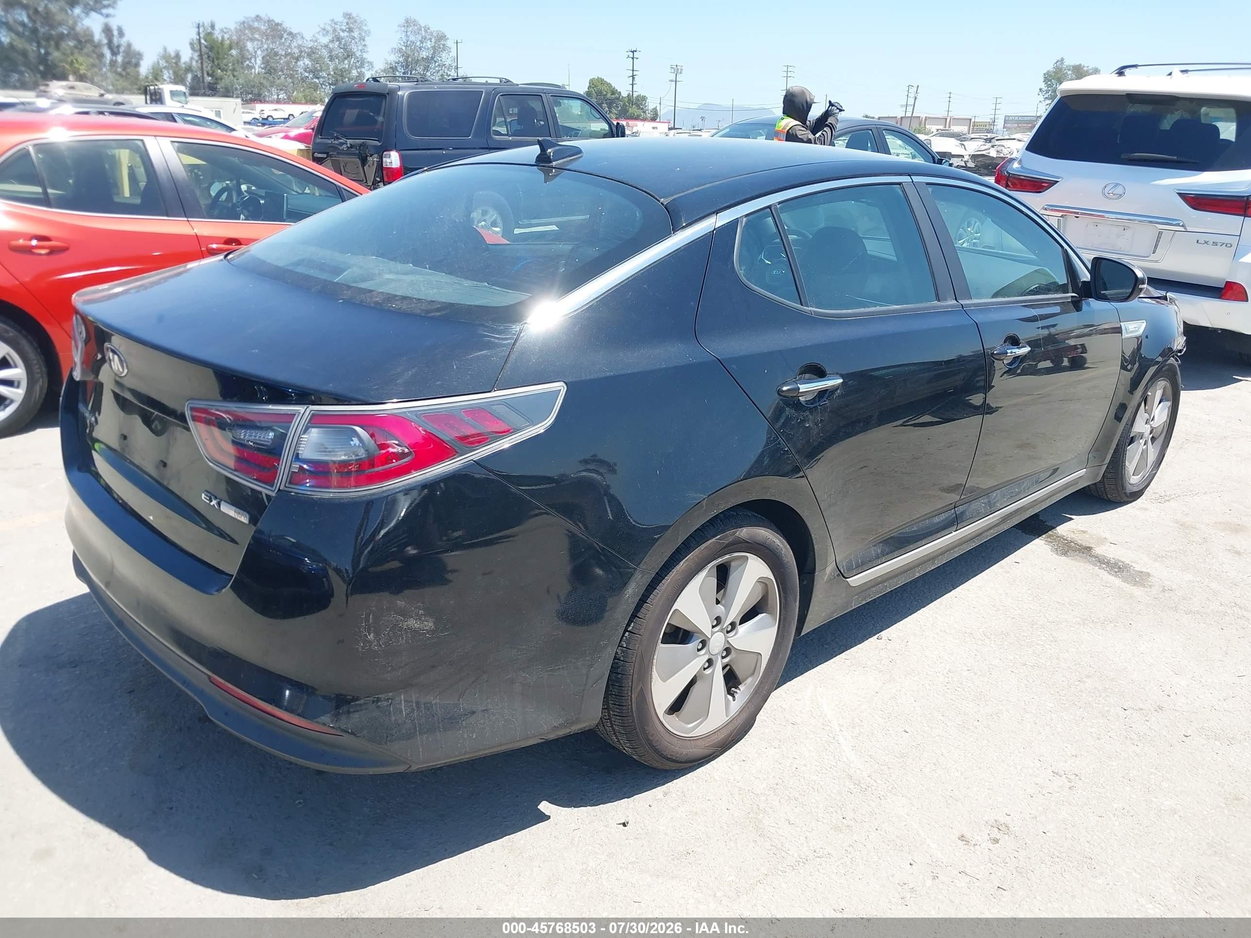 2015 Kia Optima Hybrid Ex Black vin: KNAGN4AD5F5088402
